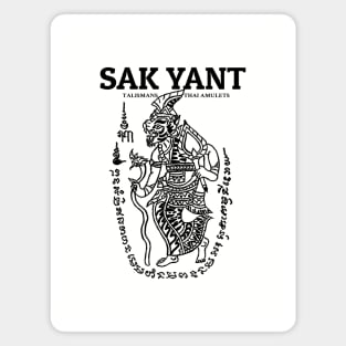 Sak Yant Muay Thai Hermit Magnet